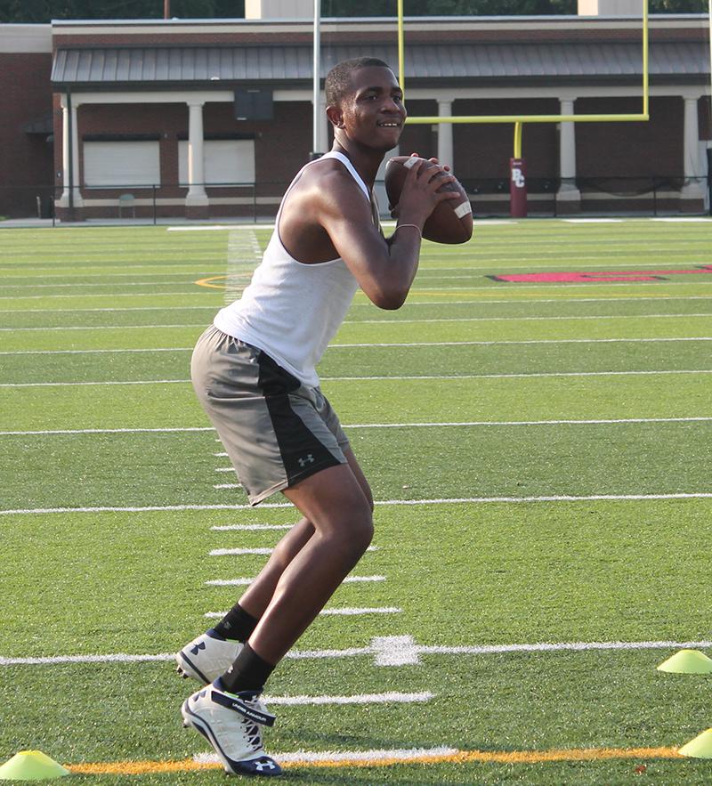JBtalkinSportz's tweet photo. Newberry sophomore Tyriq Goodman is more impressive each week in QB1 quarterback training. #QB1Performance http://t.co/PHdZv078fb