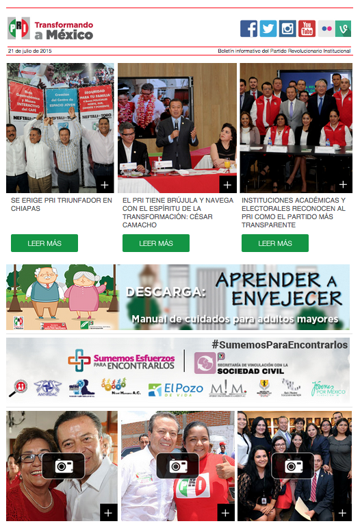 PRI_Nacional's tweet photo. ¡Nos erigimos triunfadores en Chiapas! Esto y más en el #BoletínPRI. http://t.co/9vYSHBX1T7 @ChiapasPRI http://t.co/SuPp80WQ9J