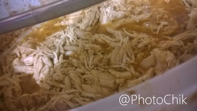 Shredded chicken taco process - begin! http://t.co/kVOyLxTprd<a href="/tag/mvsales"class="tags"><span>#mvsales</span></a>