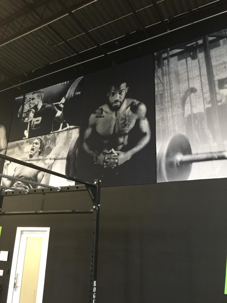 I made the wall @MusclePharm Headquarters! I'm glad I did some push-ups before the shoot! Thanks for the love!
