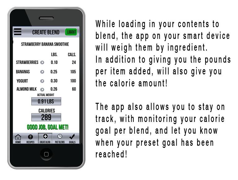 BlendTelligent's tweet image. Before you blend, make sure you hit your calories goal on the app! #BlendTelligent #Smartblender #fitness