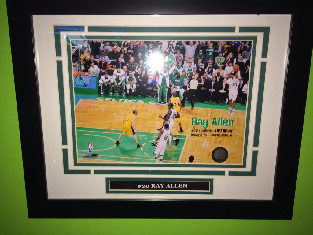 Hey your apart of Boston nation forever now this to say Happy Bday to Ray Allen one of the greatest 