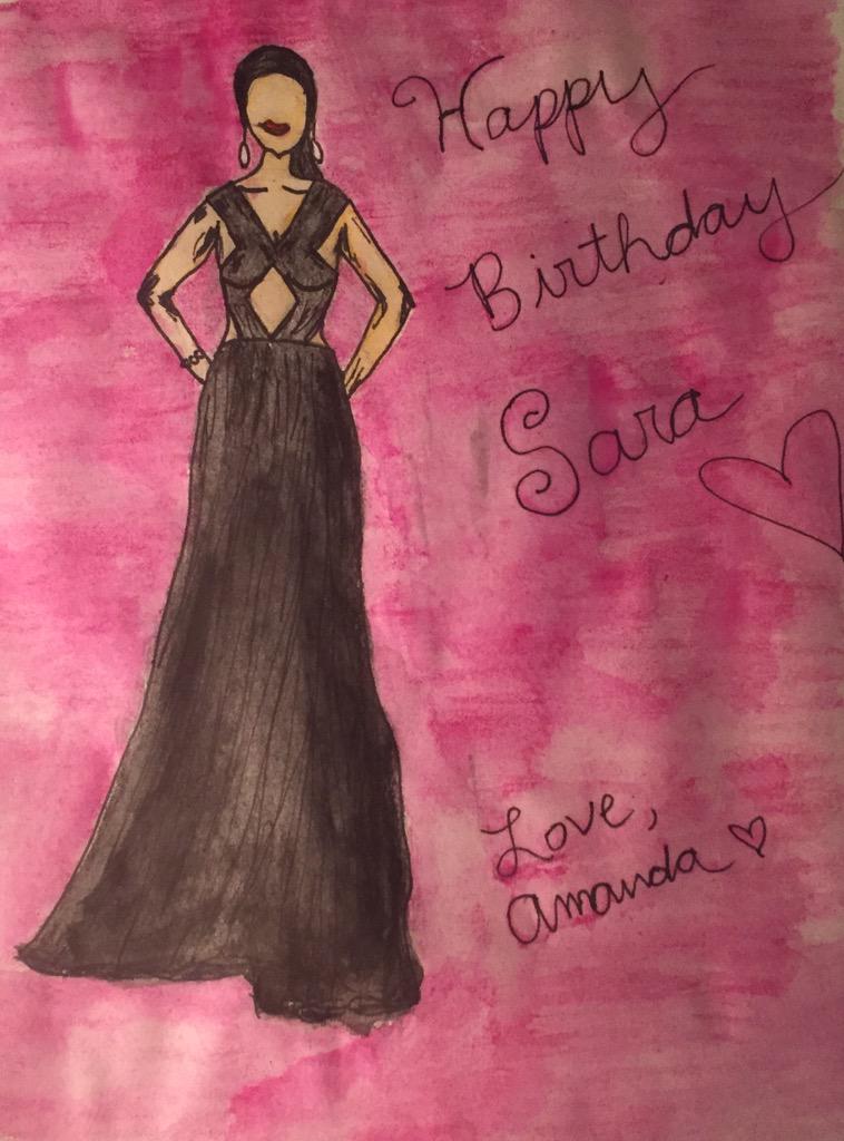 HAPPY BIRTHDAY SARA!!! I love you so much, and I hope you have a magical day    