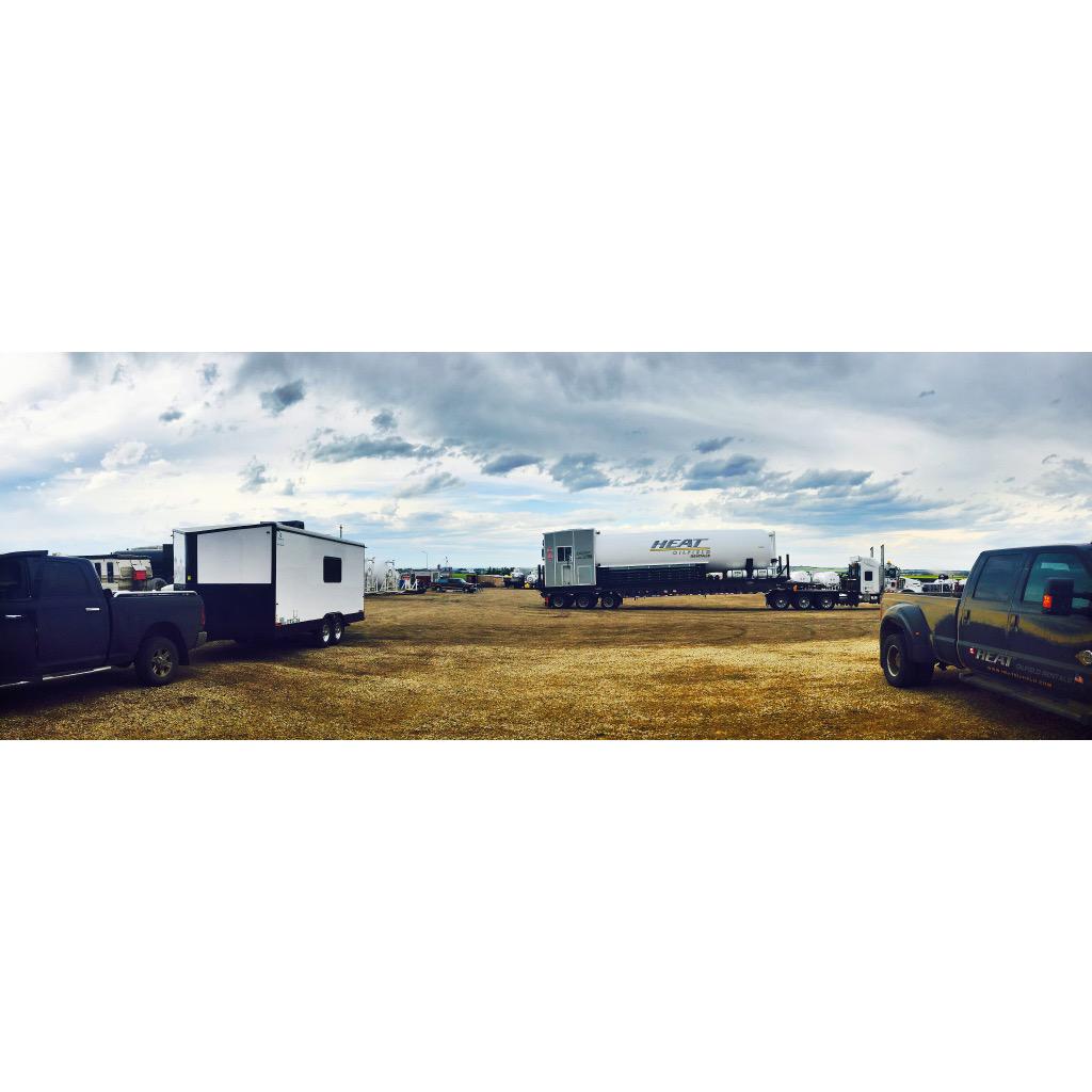 HeatOilfield's tweet photo. Heat Oilfield Production Testing is excited to announce that our first crew is heading to location to rig in! #HEAT http://t.co/VZnUB1qBfV