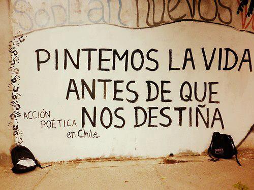 Píntame, digo, pintemos la vida je