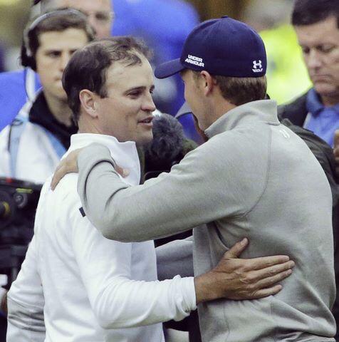 Jordan, meet your hair in 5 years. #TheOpen2015