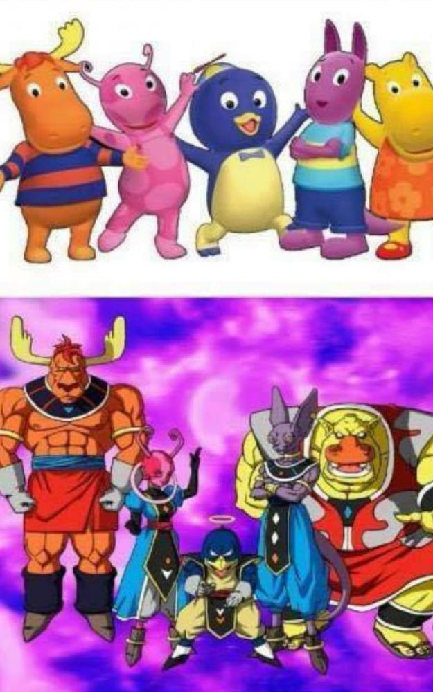 The new DBZ villians are the Backyardigans lol