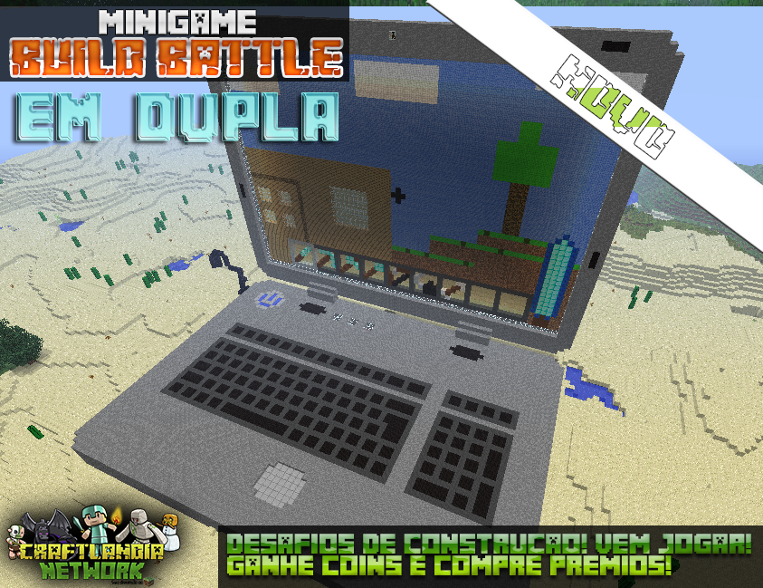 TheCraftLandia's tweet photo. [Craftlandia Build Battle- Em DUPLA!!!]
Baixe o Launcher: http://t.co/h13NL51zPk
Go Go Go! #BuildBatlle http://t.co/0fzMEPqKjh