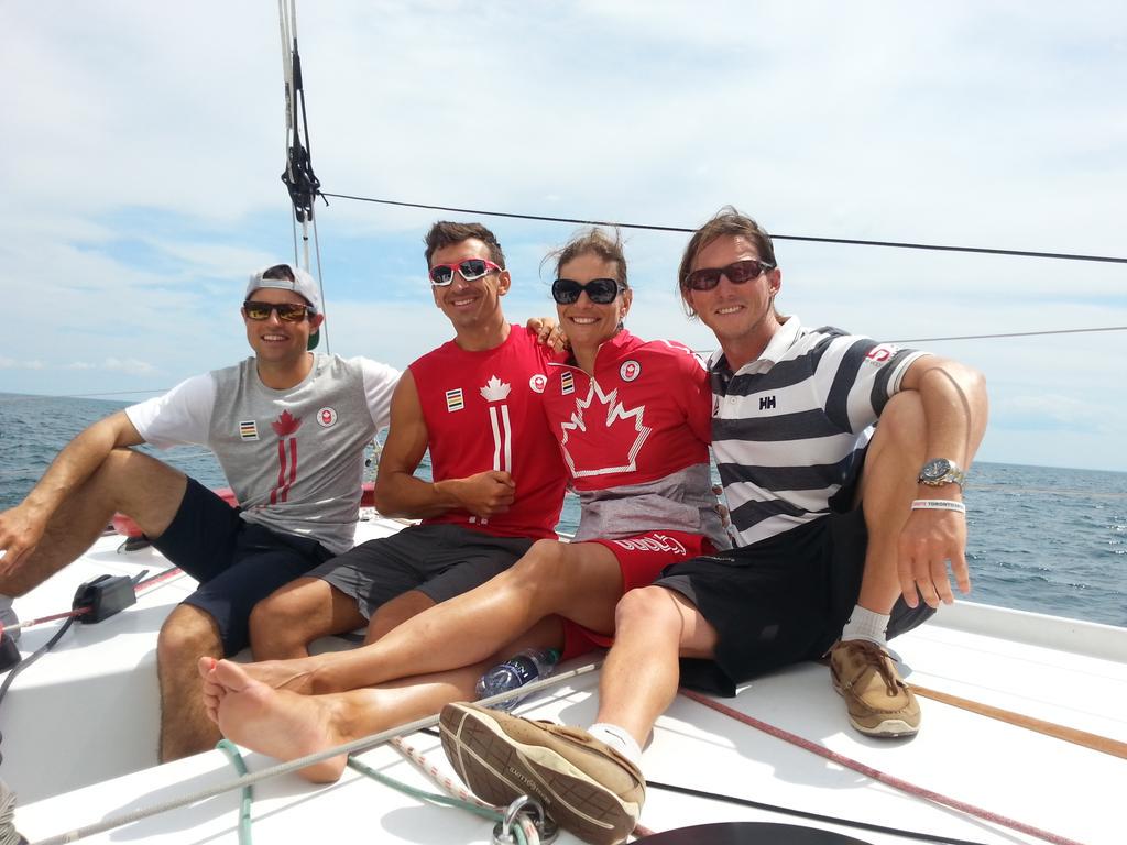 ericsholden's tweet image. @RoyalVanYC Race Team Alumni reunion in Toronto on board O Canada. @Zac_Plavsic @NikGoing4Gold @sailluke