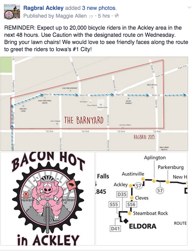 ackleyragbrai's tweet photo. FYI: http://t.co/vIuNb9gDAV