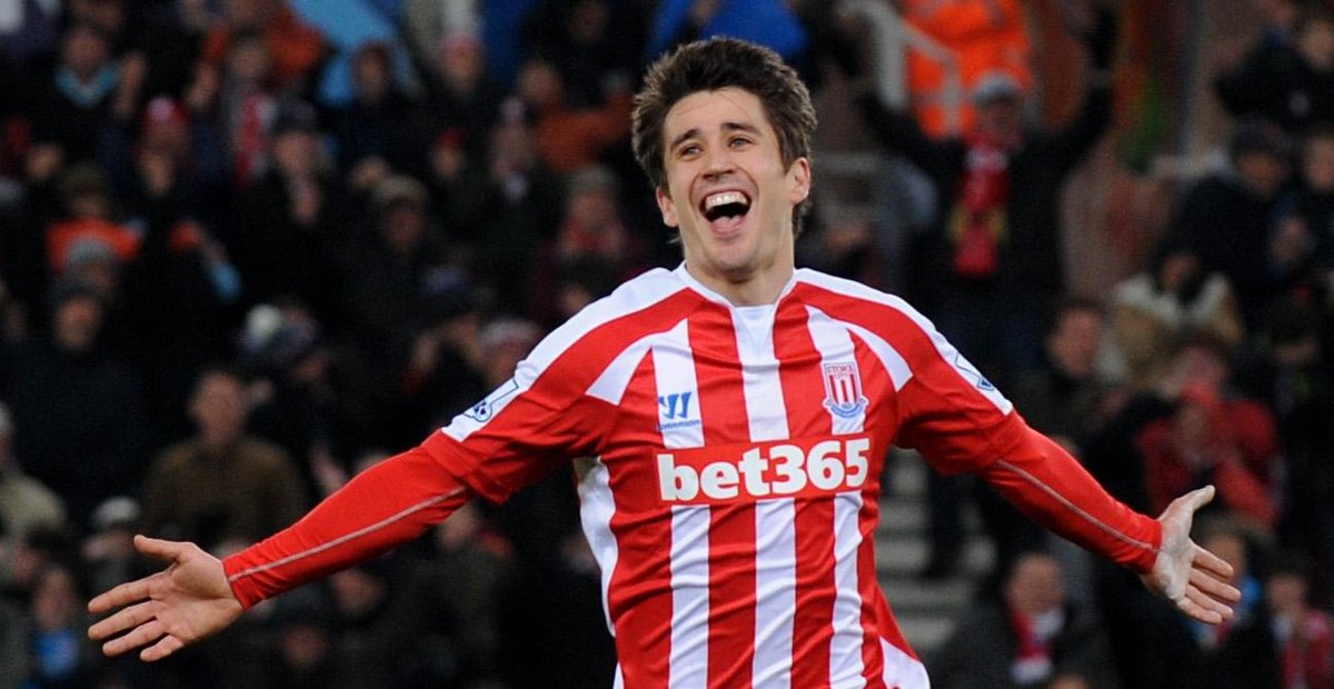 bet365's tweet image. Champions League winners in squad:

Stoke City - 4
Liverpool - 2
Arsenal - 1
Man City - 1