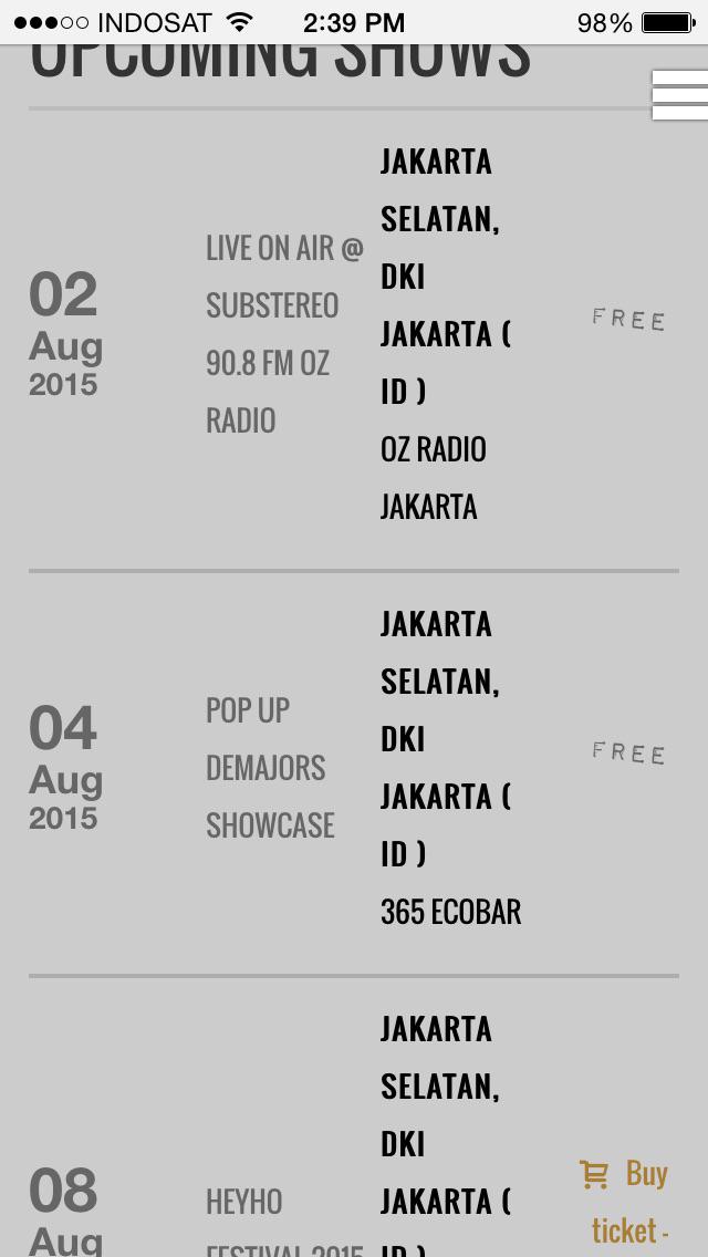 Cek besokbubar.com/#page_id34 ada update Huru Hara di bulan Agustus! Ada yg mau bantu bikin songlist gak? :))