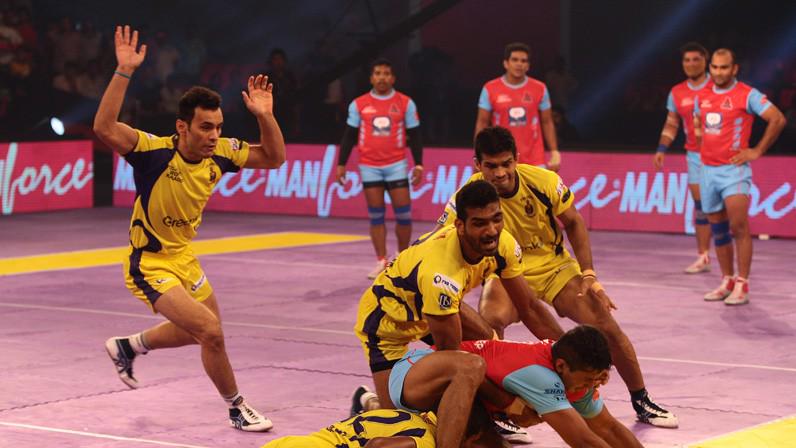 Telugu_Titans's tweet image. Jaipur Pink Panthers Vs Telugu Titans : Relive the glorious moments.