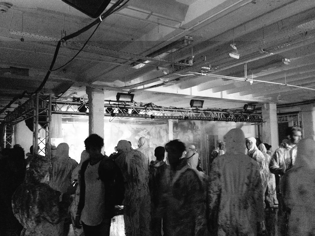 imagineoneTRIBE's tweet photo. Put people in white overalls with paint and alcohol and see what happens @Converse @Slaves #ChuckII #ChuckTaylor http://t.co/7vUYOJB4Ed