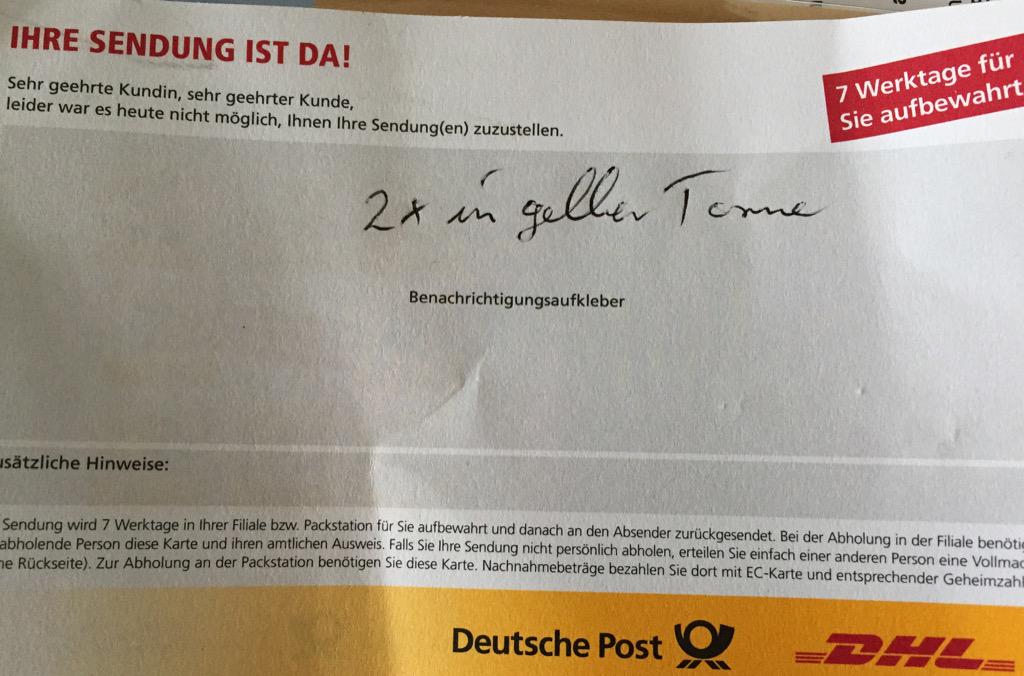 Nicht euer Ernst??!!! 😠<a href="/DHLPaket/">DHL Paket</a>