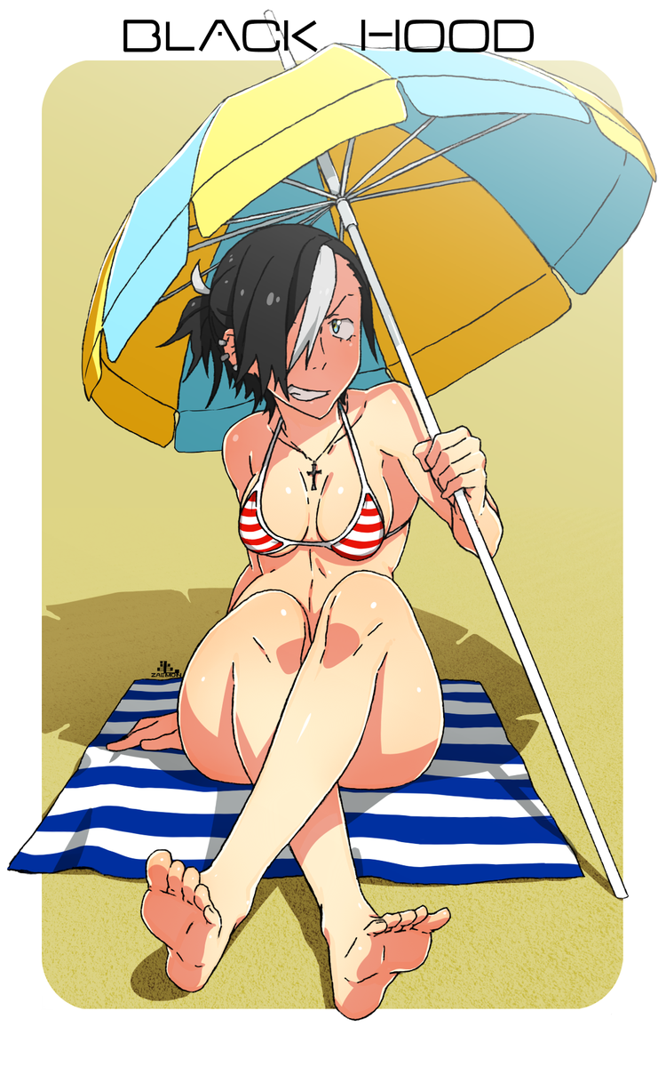 「ビーチパラソル 」|亀左衛門のイラスト