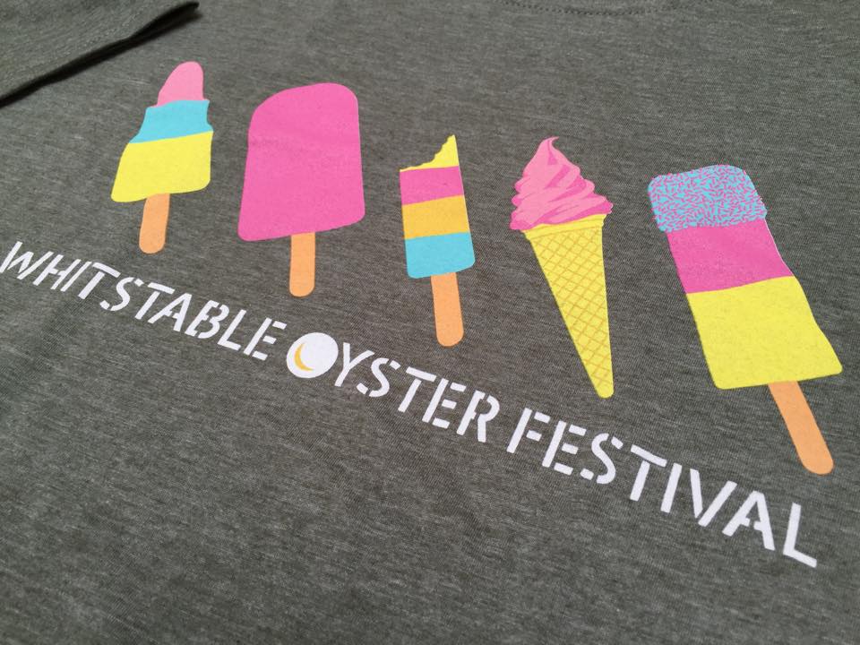 ~@LeaRayPromo in Tankerton are the suppliers of the official Oyster Festival merchandise for the 3rd year running