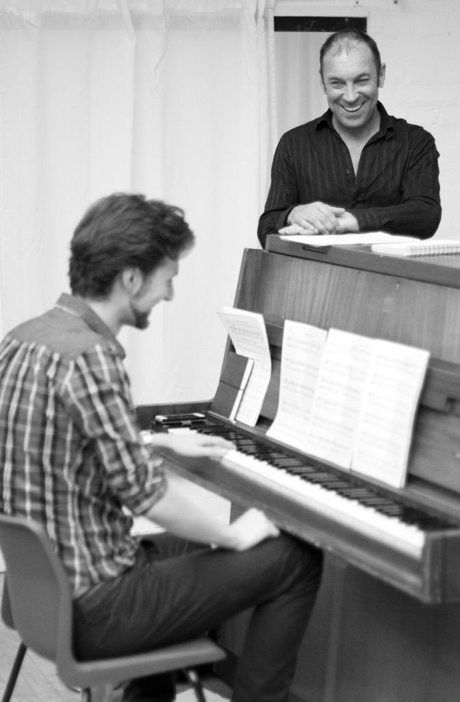 MsLeadingLadies's tweet photo. 2nd day of rehearsals the magic is taking shape and @Ed_Court has his hands full with Ceri! #MsLeading http://t.co/88h81iLxQc