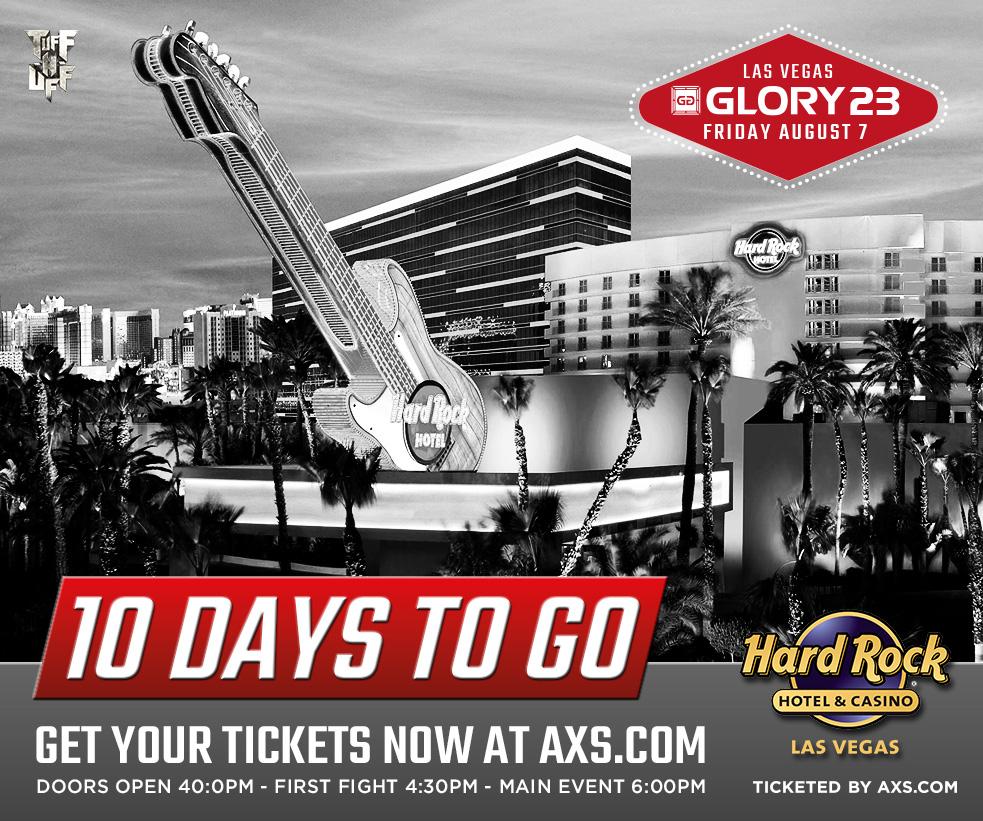 GLORY_WS's tweet photo. 10 DAYS to go to August 7 and #GLORY23 in #LASVEGAS 
Tickets at http://t.co/F3Y0jmFnJr http://t.co/3Ka5ESmGlo