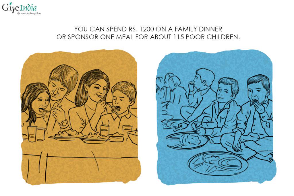 GiveIndia's tweet photo. We can choose to share a part of what we spend on fun-activities to change someone's life. - http://t.co/dQludWifkh http://t.co/HguWrFZIc5