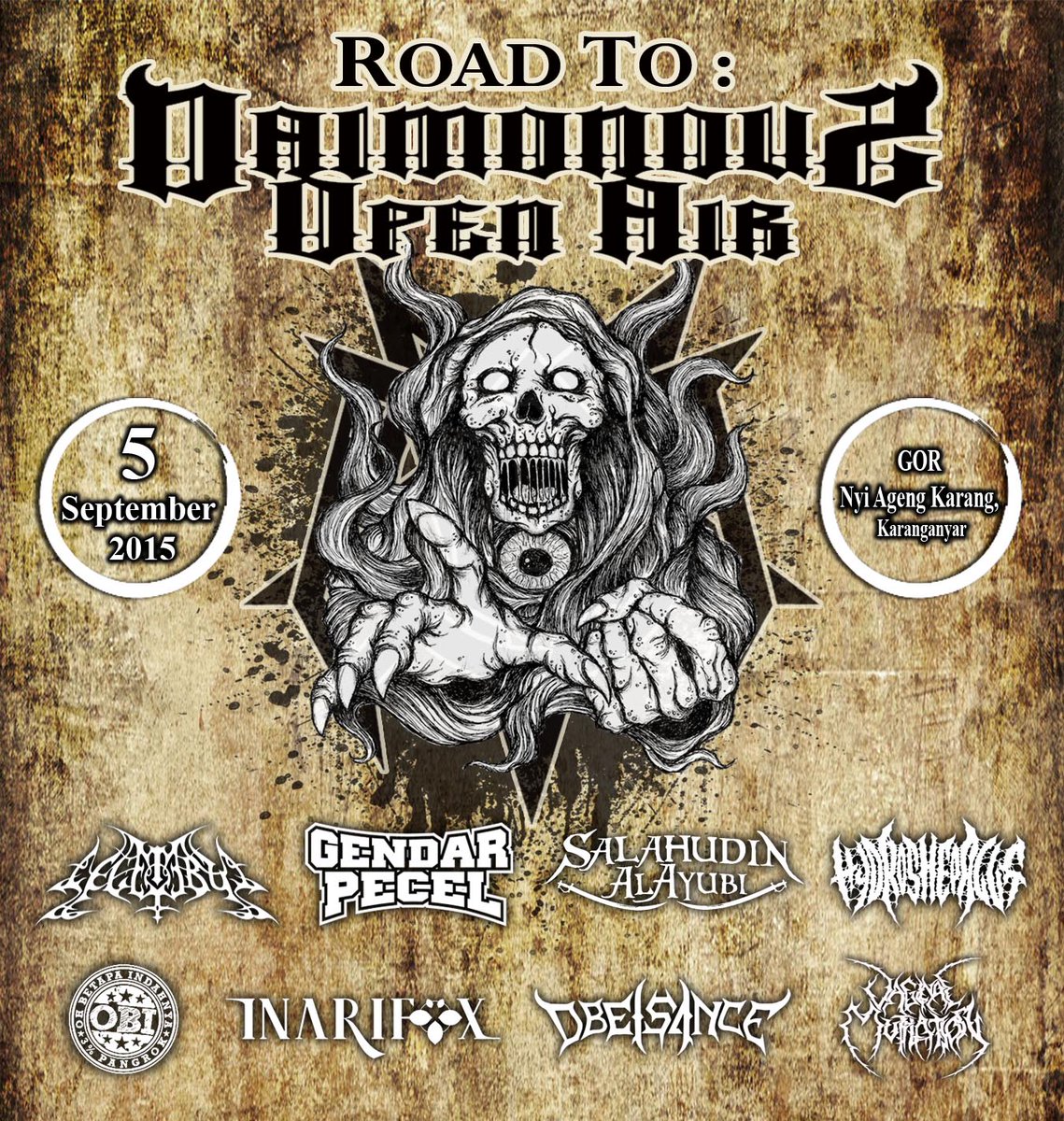 Bumi_Intanpari's tweet photo. #RoadToDaimonous 5 september 2015 | GOR Nyi Ageng Karang, Karanganyar | HTM Rp.15.000 http://t.co/cKYML95BNP