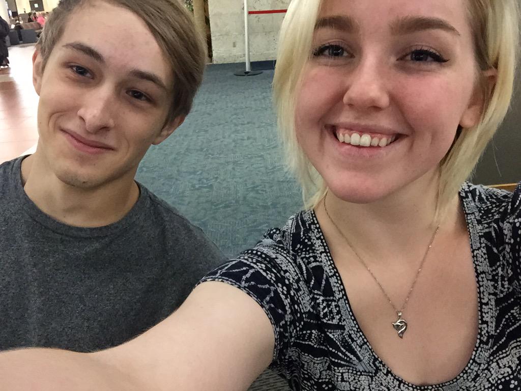 YouGoMicoco's tweet image. Waiting for plane to Atlanta w/ Trevor ☺️✈️