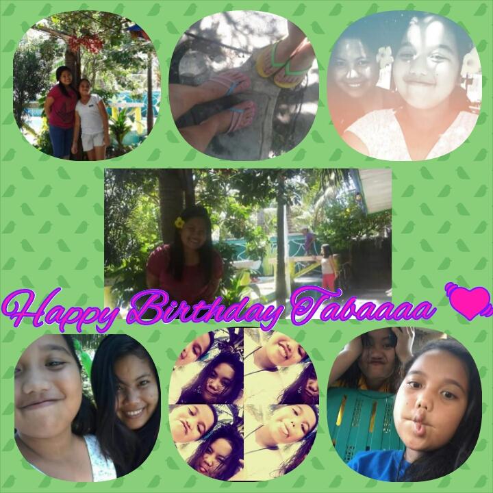 isblbtsta's tweet photo. Hapy Birthday ate tabaaaaaa stay pretty 😂 Yieee keleg ne yen 😁💋 Iloveyouuu 😘😍💓 http://t.co/vBgZiL2lcT