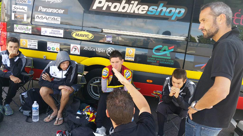 Briefing avec Cyril Dessel et Maxime Larue