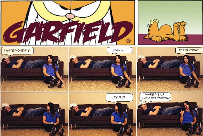 Happy birthday Jim Davis!!  We made you a comic featuring &  