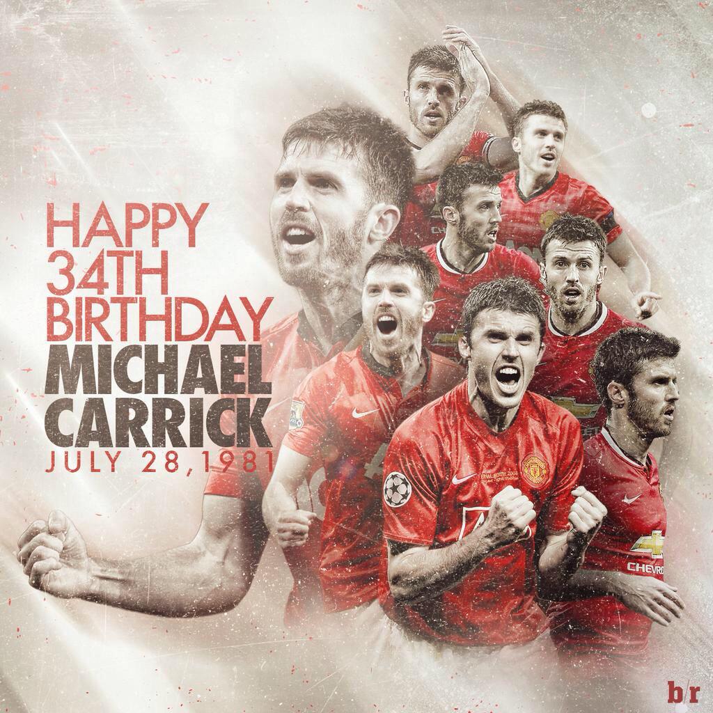 Happy Birthday Michael Carrick  