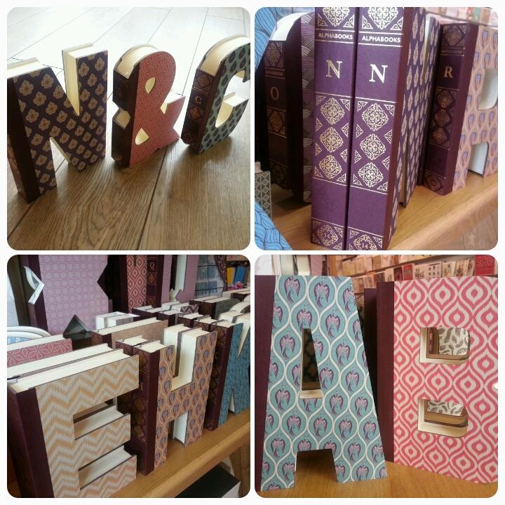 Letter books! Great for personalised guestbooks or just for show. Quality bound &amp; finished like a real book ♥