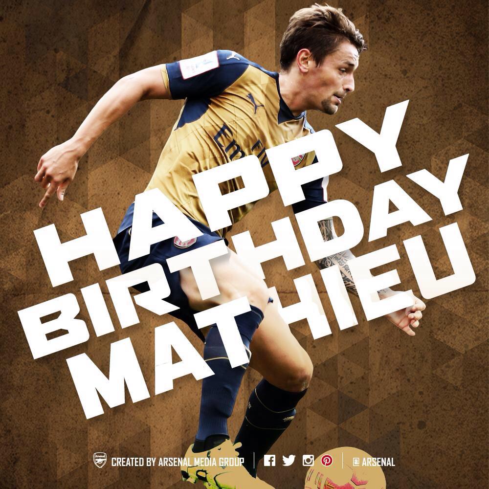 Happy 30th birthday Mathieu Debuchy! Hope you can make massive impact in the upcoming season! 