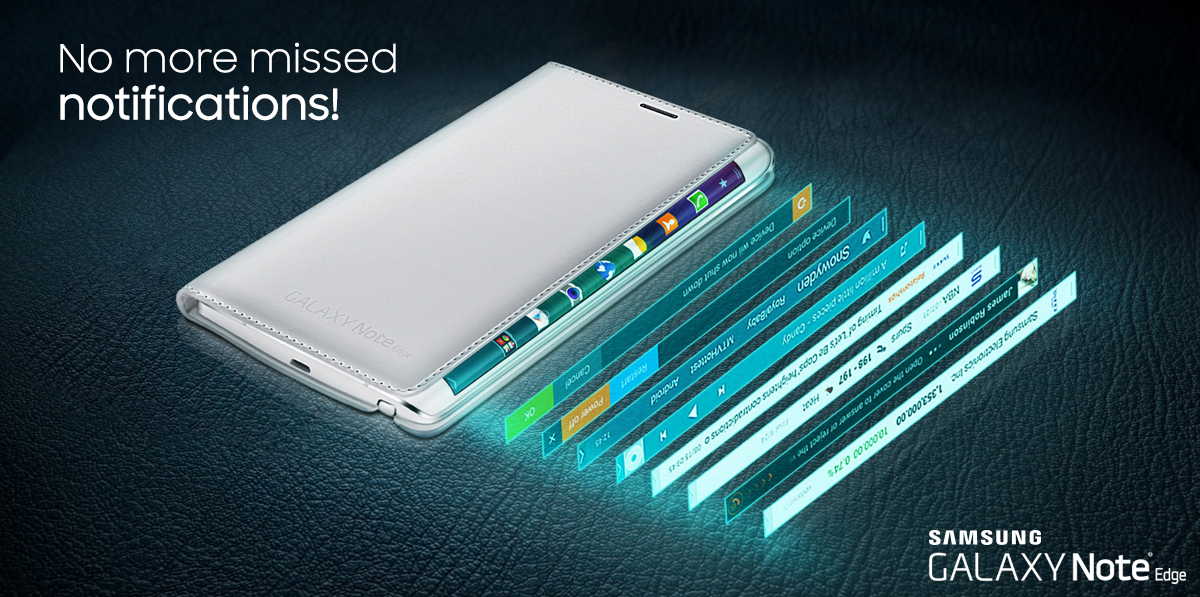 SamsungSAUDI's tweet photo. Never miss a notification that matters to you. All the notifications have been moved to the edge screen!
#Note_edge http://t.co/nIK8bI5v5N