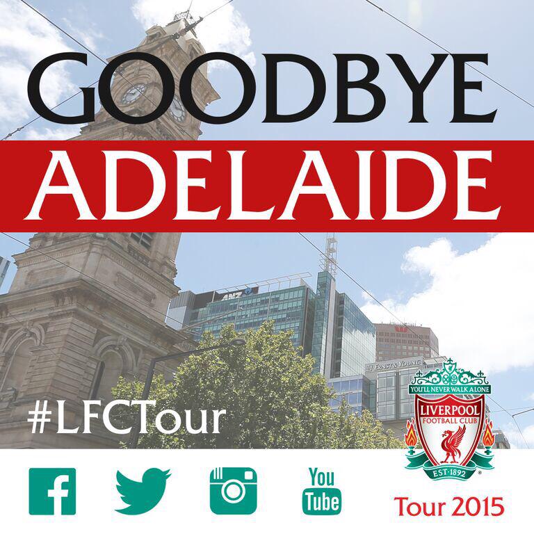 Thanks for having us Adelaide!

#LFCTour #SouthAustralia