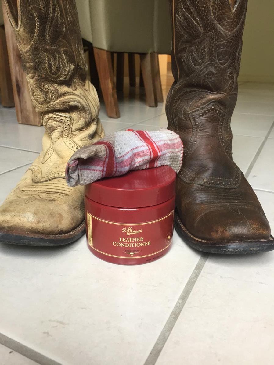 Nelson Noke on X: A real cowboy gave me these boots when I was in  Albuquerque New Mexico!! R.M Williams leather conditioner.   / X
