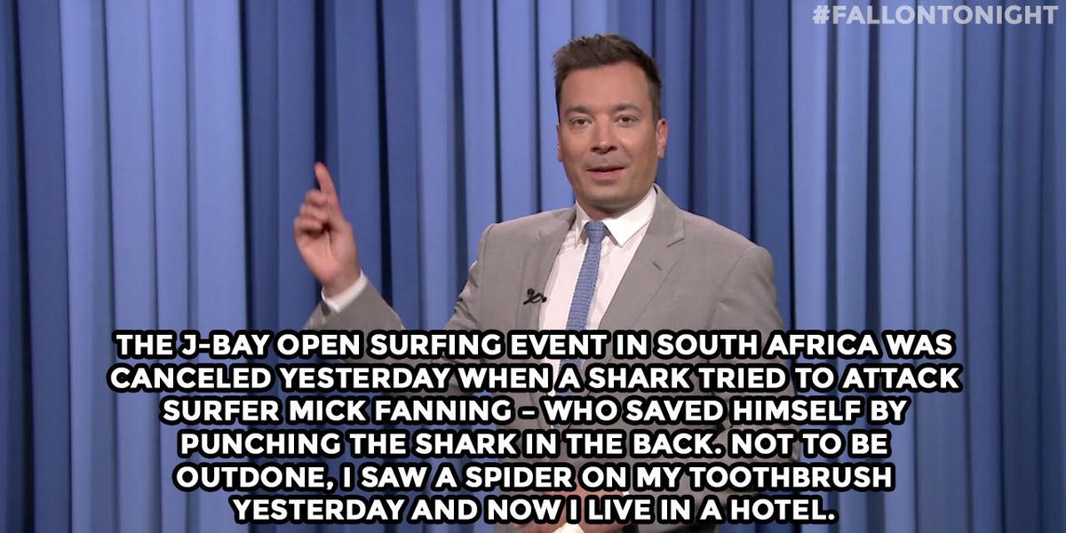 FallonTonight's tweet photo. "Bring the car around, I'm leaving!" #FallonTonight http://t.co/8lcHK0gsv4