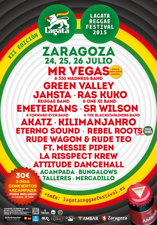 Cuenta atrás para el festival <a href="/lagatareggae/">Lagata Reggae Festival</a>, este fin de semana en #Zaragoza #reggae #zaragozamola
