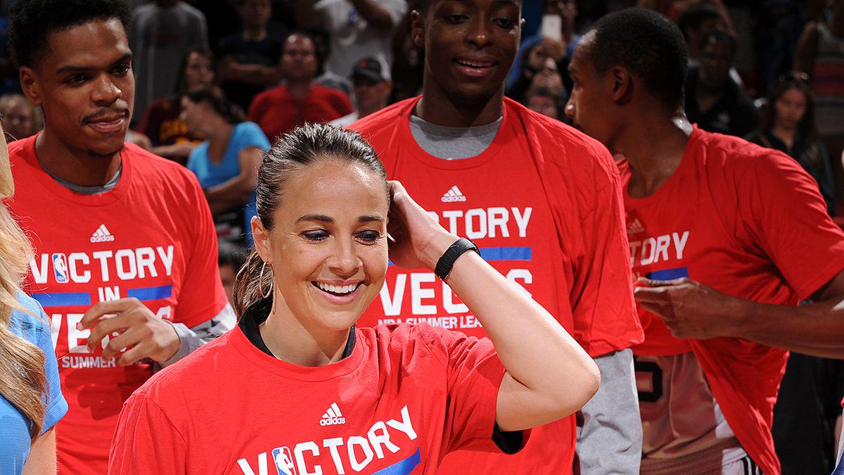 Becky Hammon, already the 1st-ever female coach in summer league, went ahead and won a title: es.pn/1gLhddp