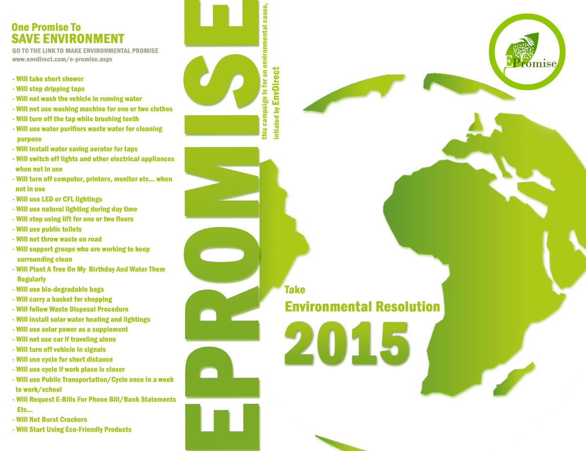 envdirect's tweet image. Lets join our hands to make an #Epromise to #Save Mother #Earth. Go to envdirect.com/e-promise.aspx  to promise