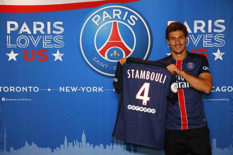 JournalPsg's tweet photo. Stambouli officiellement Parisien ! http://t.co/kAIhIDvRGE