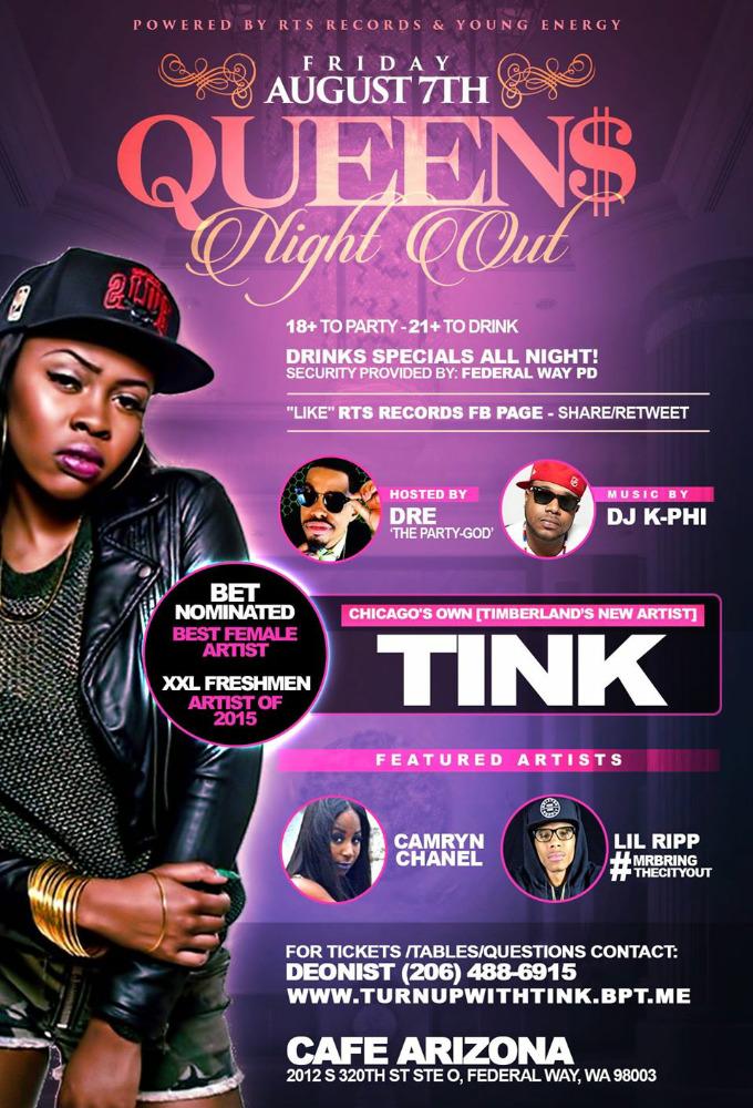 RTSRecordsLLC's tweet photo. Tickets available @ http://t.co/1slljwGzVv or by calling 206-488-6915 Deonist #thinkTink #August7 #turnup http://t.co/DKT8eprbr9