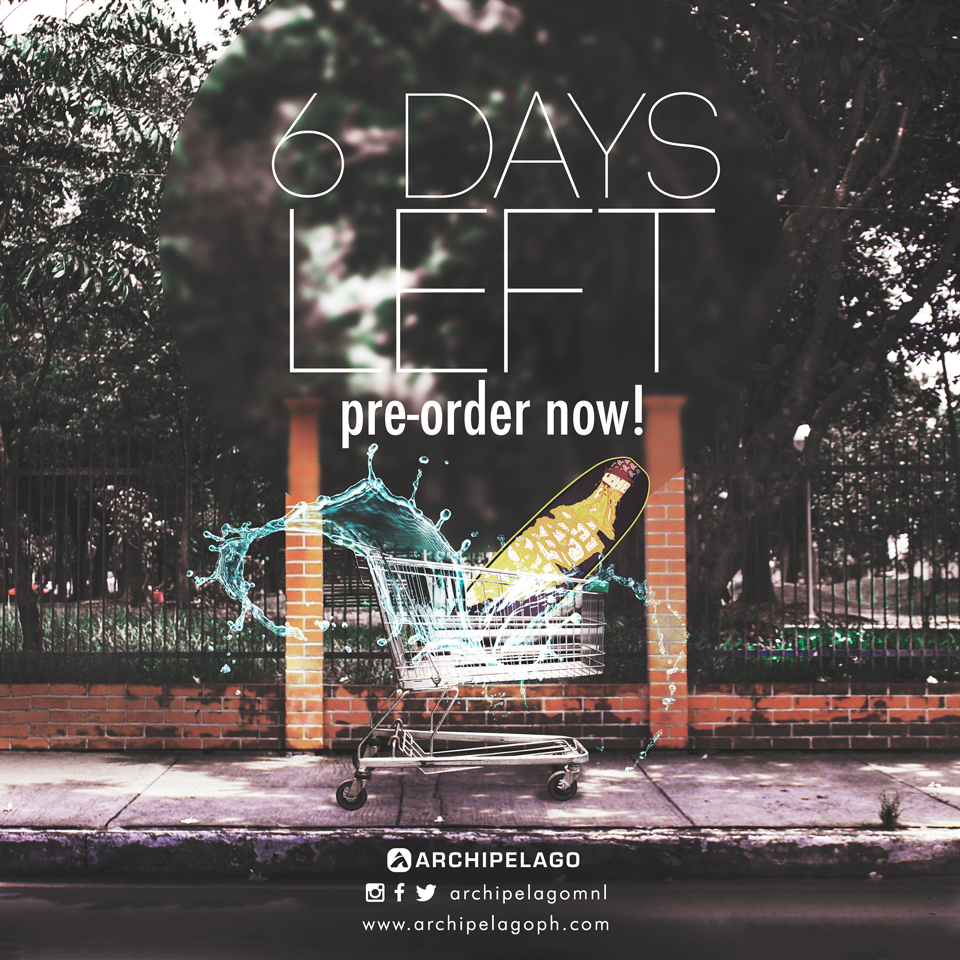 archipelagomnl's tweet photo. Pre-order still on-going!
Order now at http://t.co/uyw71LpDvM
#RideTheRush #ArchipelagoMNL #LandAndTheSea #Preorder http://t.co/05ExeJ3Voe