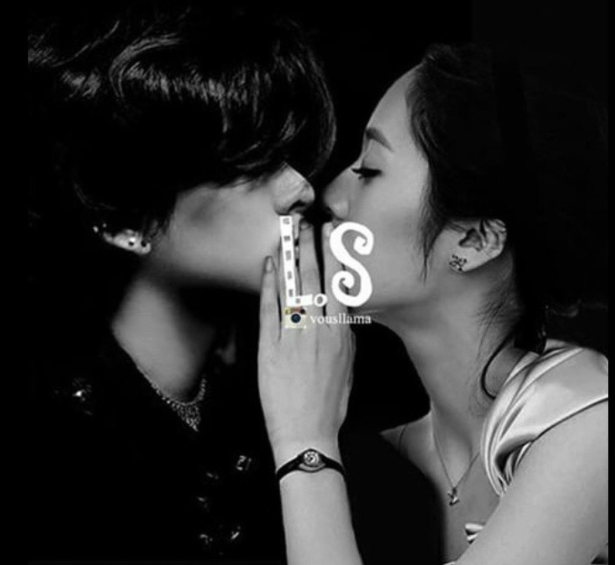 kiss kiss 😻❤️ #amber #krystal #fx #kryber #amberliu #soojung #victoria  #sulli #luna, image size:1200x1104