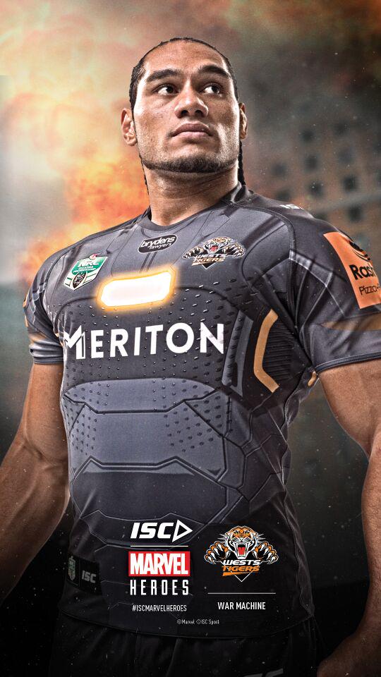 west tigers marvel jersey