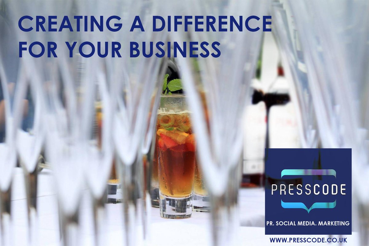 PressCodeUK's tweet image. We make a difference #PR #PublicRelations #mediarelations #socialmedia #businesstalk #biztalk