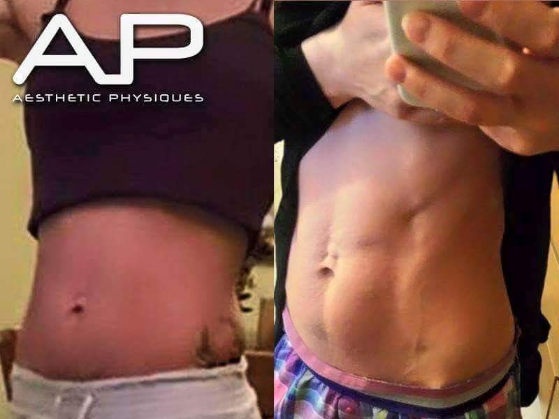 This was just 12 days in. Hard work and the right programme done #TheAPWay