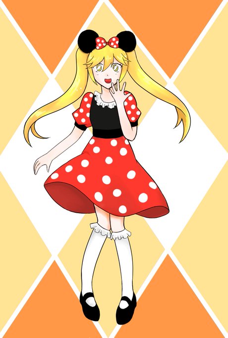 ミニーちゃん風のtwitterイラスト検索結果 古い順
