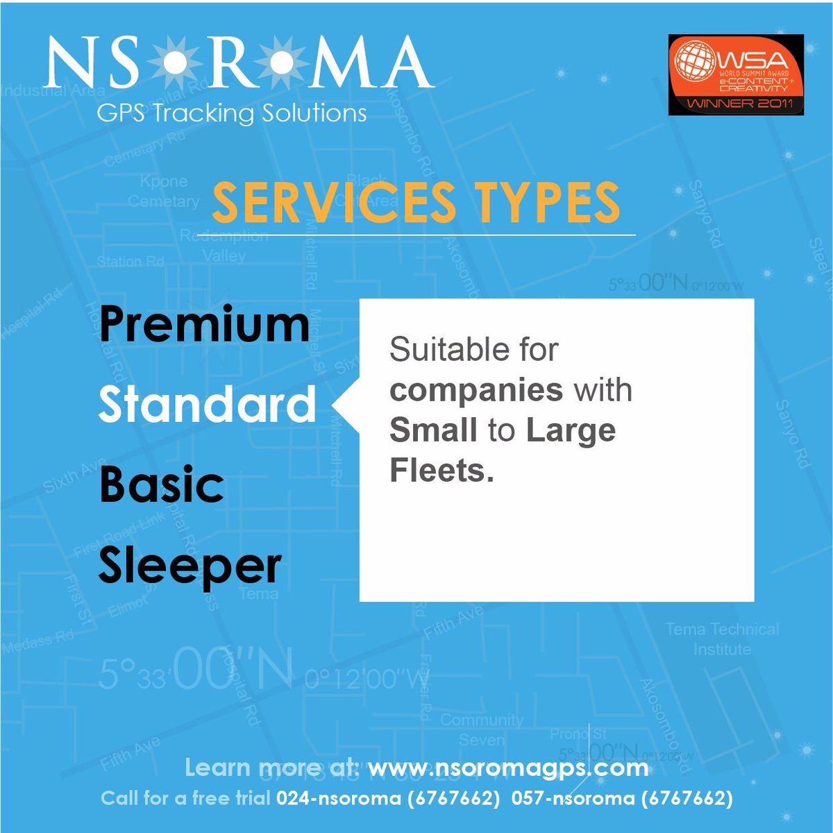 Nsoroma_GPS's tweet image. Nsoroma service packages
#nsoromagps
#gpstracking
#trackingservices
#fleetmanagement