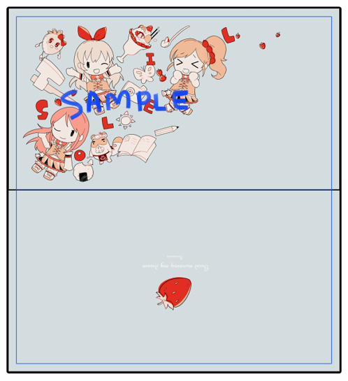 【夏コミ】こんな感じのアイカツのソレイユポーチ頒布予定です～ 無事印刷成功しますように… 