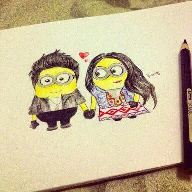 HoneyMatyushova's tweet photo. minion love #PSYAmorIsBack http://t.co/cZrcS3c1SR